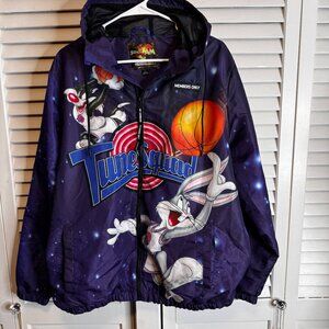 Members Only Space Jam Windbreaker - Purple and Black